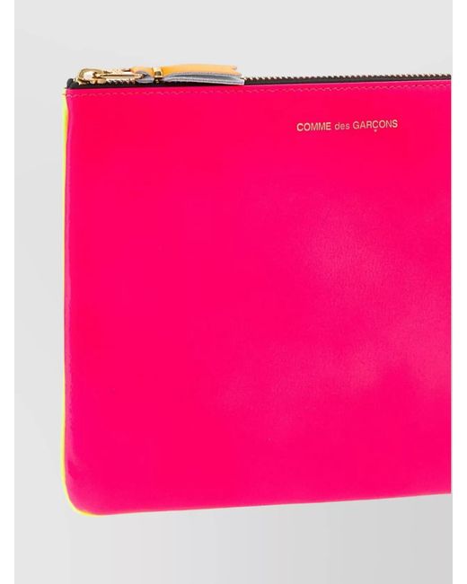 Comme des Garçons Pink Leather Purse