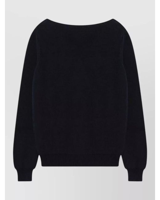 Prada Blue Cotton Jumper
