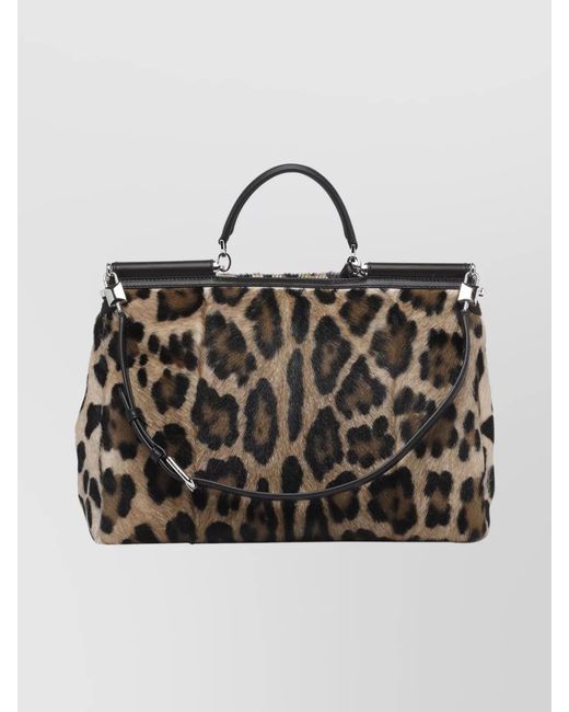 Dolce & Gabbana Multicolor My Sicily Leather Shoulder Bag