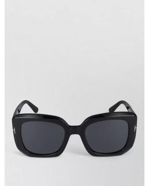 Tom Ford Black Sunglasses Ft1220 Square Frame 21