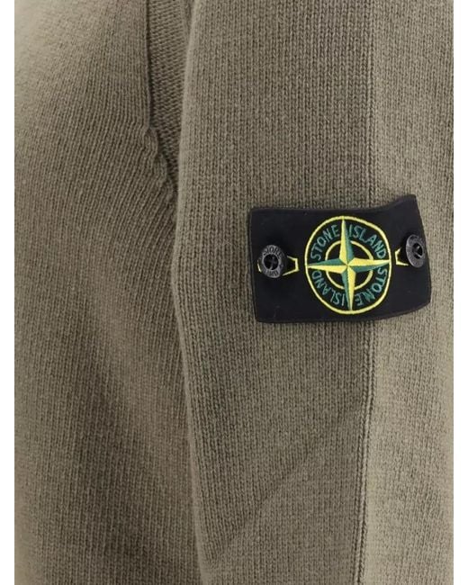 Stone Island Multicolor Lambswool Crew Neck Regular Fit Knit for men