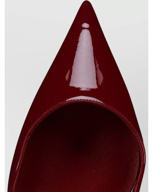 Christian Louboutin Red Patent Leather Slingback Pumps