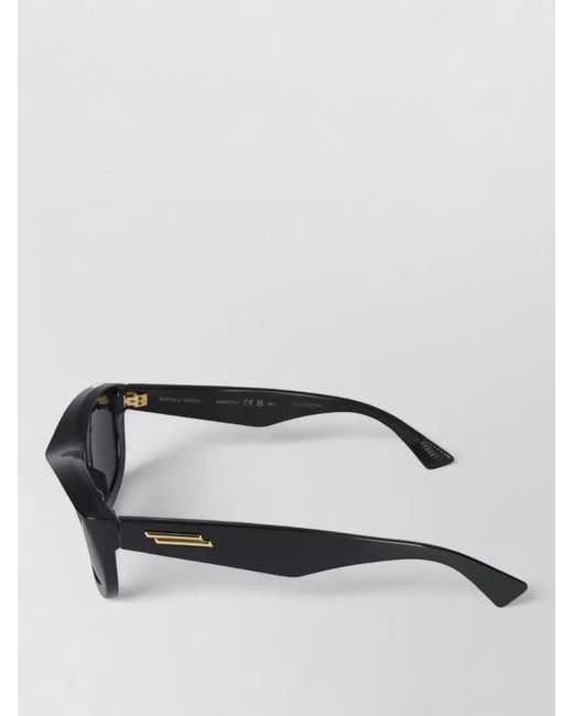 Bottega Veneta Gray Sunglasses Bv1326S 001 Metal Detail