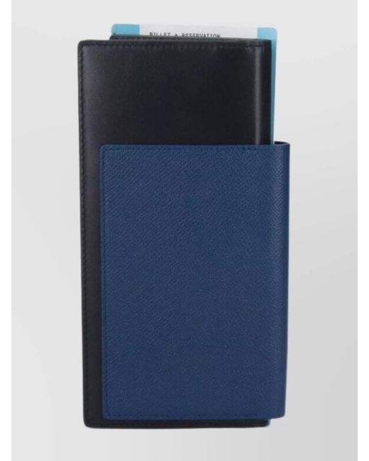 Balenciaga Blue Leather Wallet for men