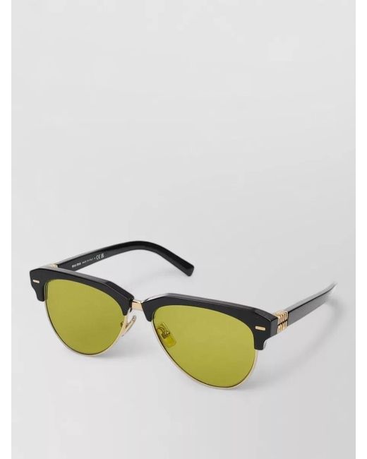 Miu Miu Green Sunglasses Model 0Mu 09Zs Cat Eye