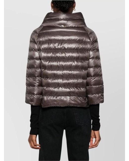 Herno Brown Sofia Short Down Jacket