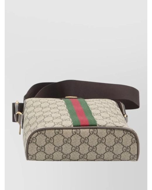 Gucci Multicolor Coated Canvas Shoulder Bag for men