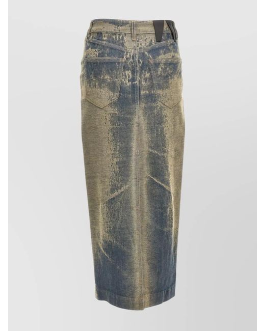 DARKPARK Blue High-Rise Skirt