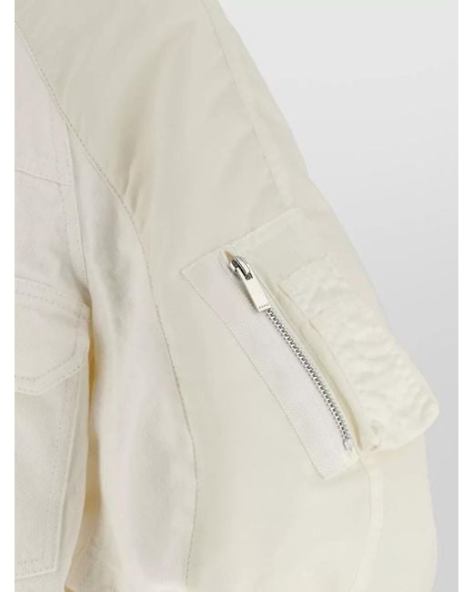 Sacai Natural Cotton Hybrid Oversized Coat