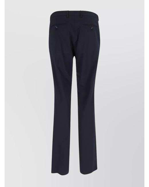 Giorgio Armani Blue Tailored Suit With Notch Lapel And Back Vent for men