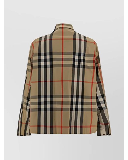 Burberry Metallic Sussex Check Shirt Jacket for men
