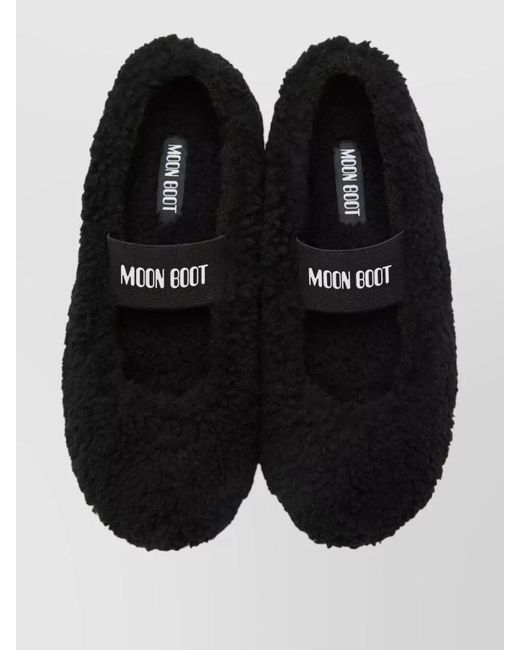 Moon Boot Multicolor Soft Shearling Flat Ballerina Shoes
