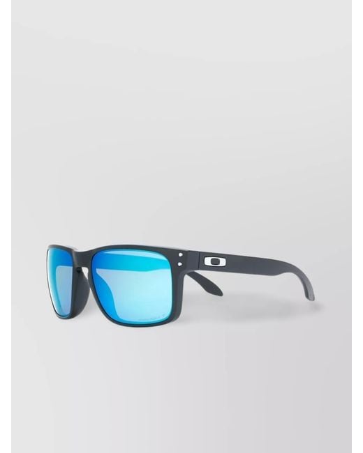 Oakley Blue Square Frame Sunglasses Metal Accents