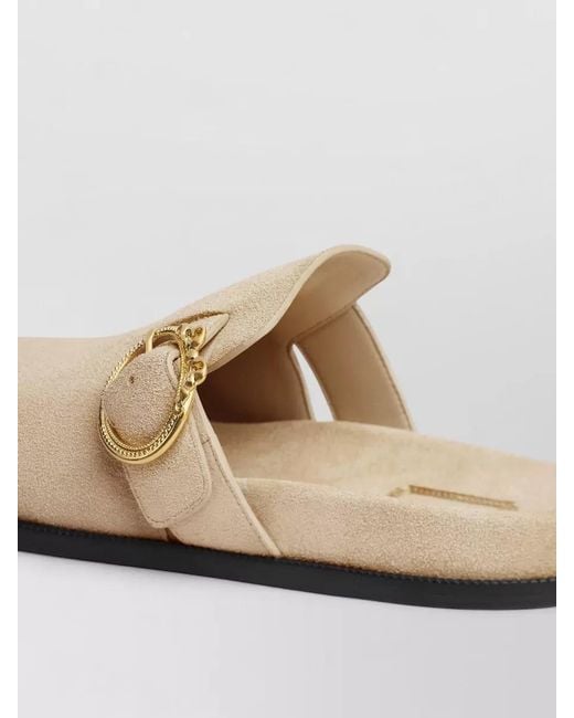 Dior White Flat Mules