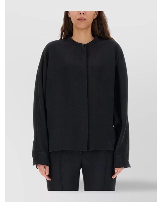 Jil Sander Blue Long-Sleeve Shirt