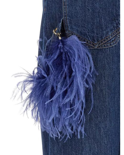 DARKPARK Blue Lisa High Waist Wide Leg Jeans