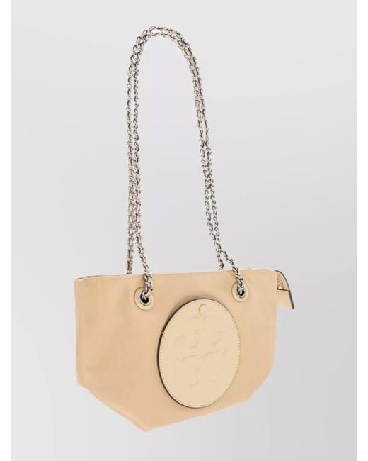 Tory Burch Natural Shoulder Bags