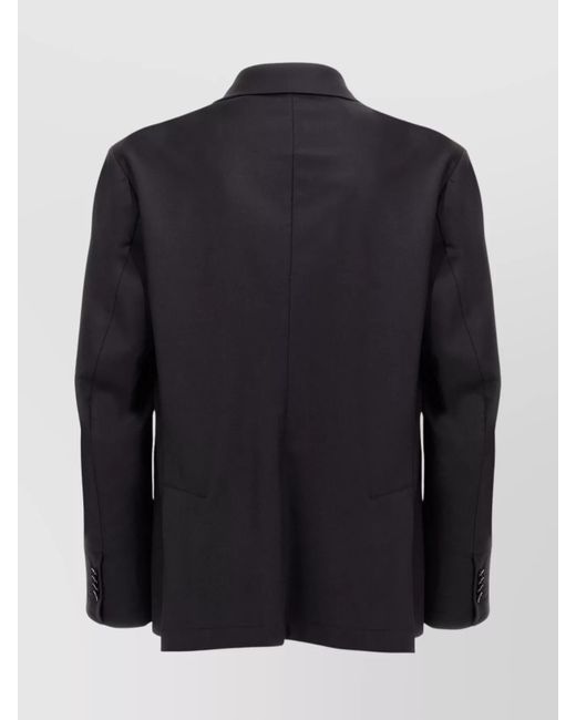 Barena Blue 'Doria' Blazer Double-Breasted Back Vent for men