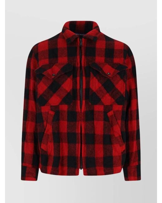 Junya Watanabe Red Wool Jacket for men