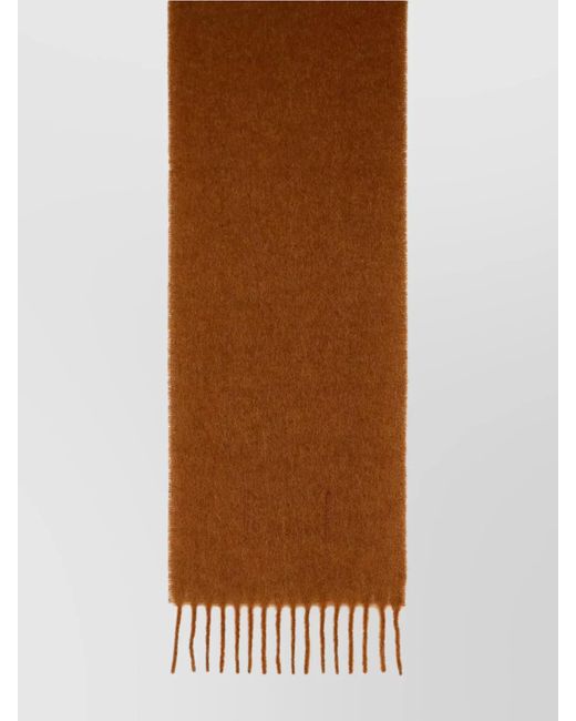 Marni Brown Alpaca Scarf for men