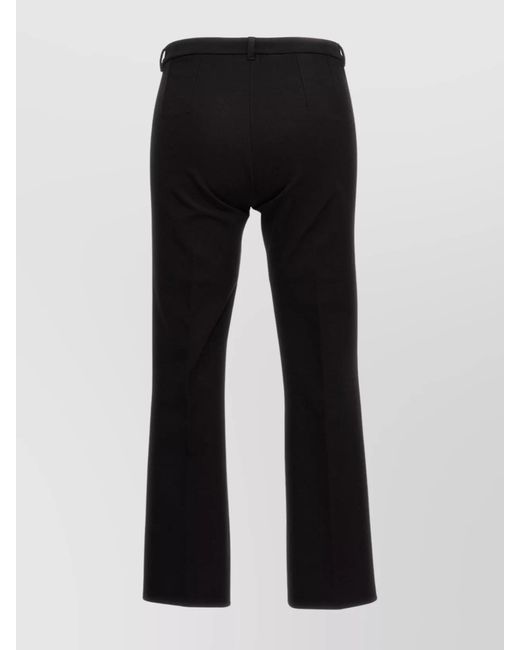 Max Mara Black Humanitarian Flared Leg Trousers