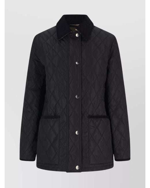 Burberry Black Quilted Nylon Jacket