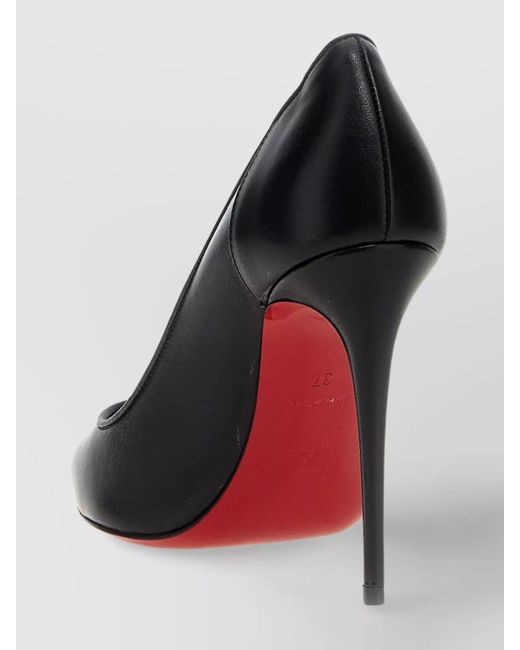 Christian Louboutin Black Nappa Leather Pumps