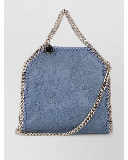 Stella McCartney Blue Tiny Falabella Shoulder Bag Chain Strap