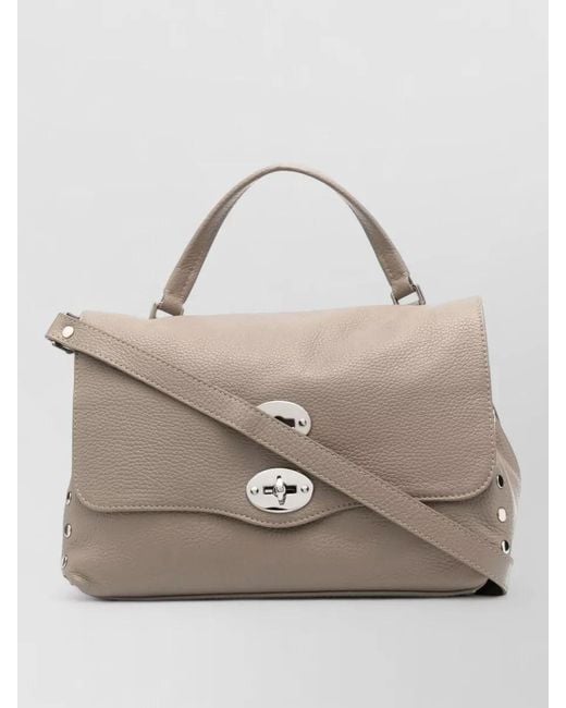 Zanellato Natural Daily Small Leather Tote Bag Shoulder