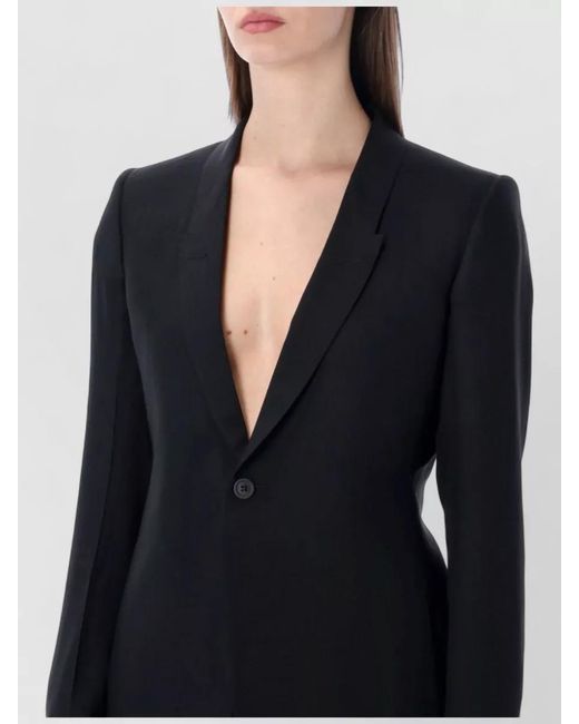 Rick Owens Black Extreme Soft Blazer