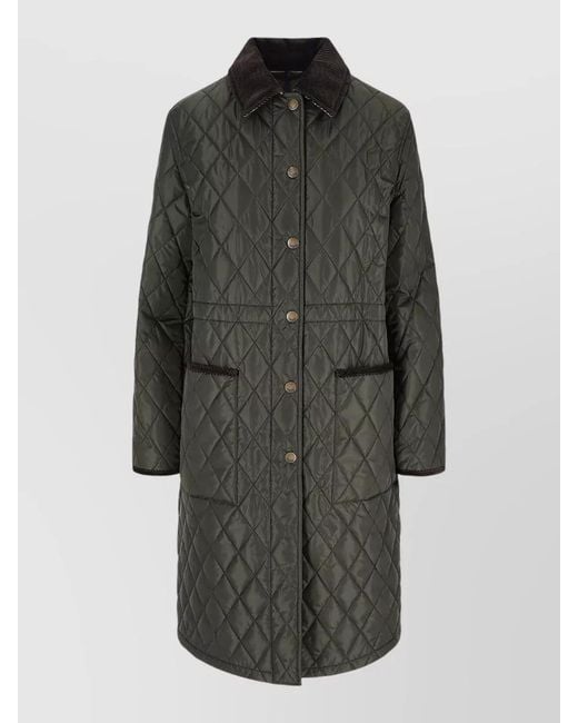 Burberry Gray Fitted Jacket