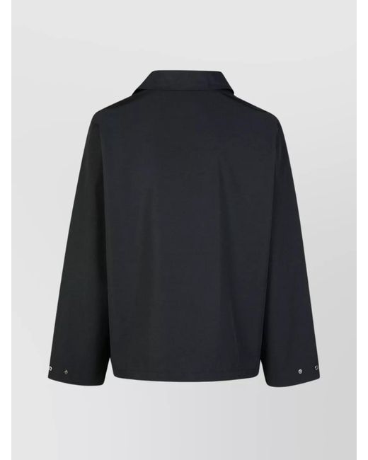 A.P.C. Black Regular-Fit Overshirt Jacket for men