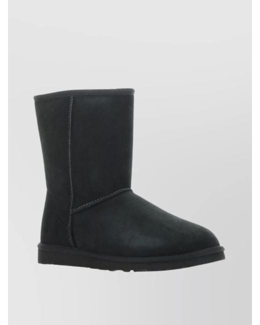Ugg Black Short Suede Flat Sole Boots for men