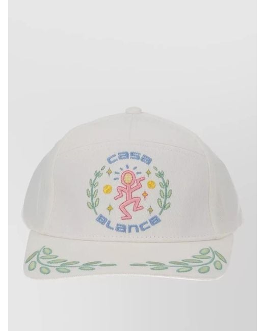 Casablanca Gray Cotton Baseball Cap