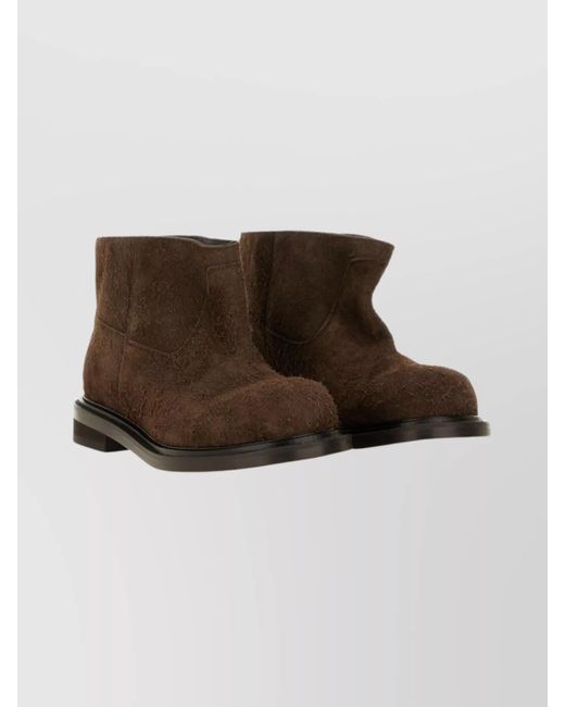 Moschino Brown Leather Olivia Boots