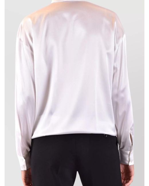 Pinko White Silk Shirt