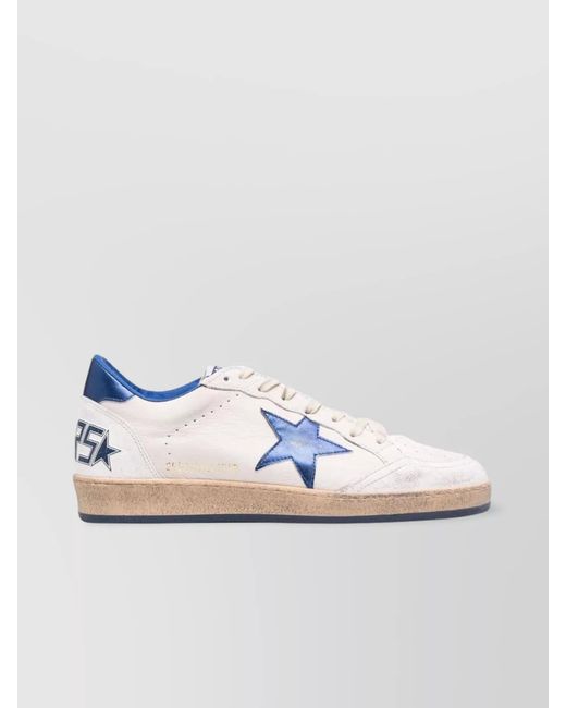 Golden Goose Deluxe Brand Metallic Leather Low-Top Sneakers for men