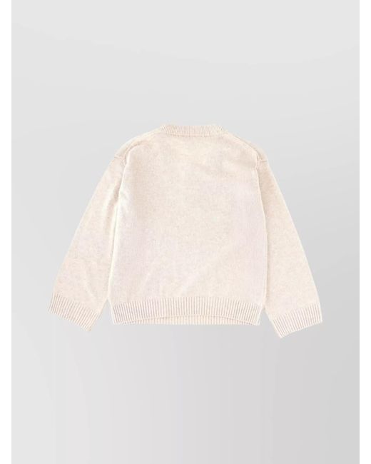 Ganni Natural Oversized Wool Jumper