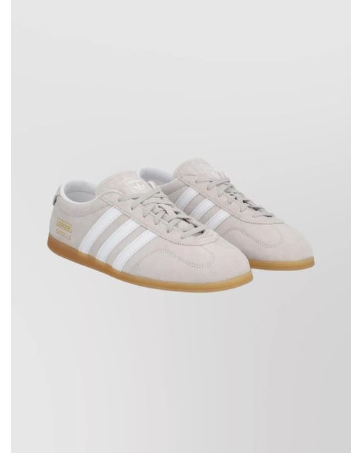 Adidas Originals White Synthetic Low-Top Sneakers