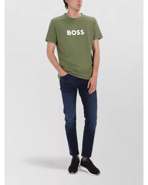 Boss Blue Denim Jeans C Delaware Regular Five Pockets for men