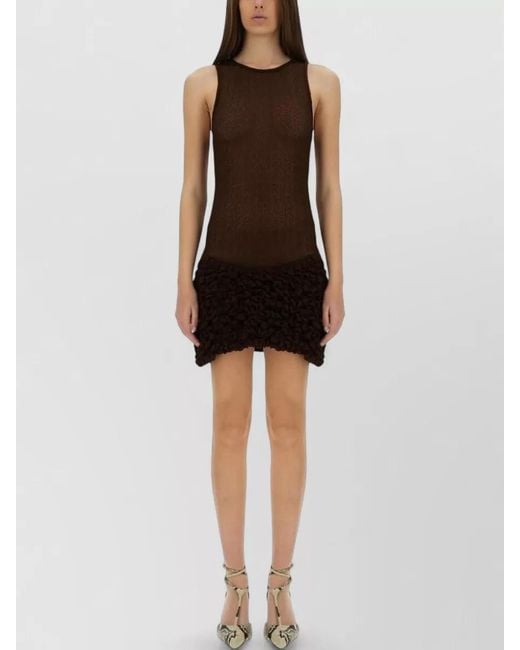 Selia Richwood Black Mini Dress Poncik Round Neckline