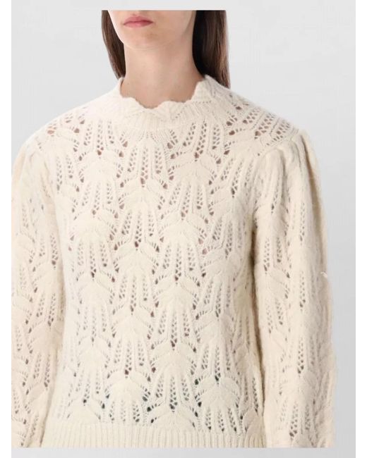 Isabel Marant Natural Alpaca-Blend Sweater