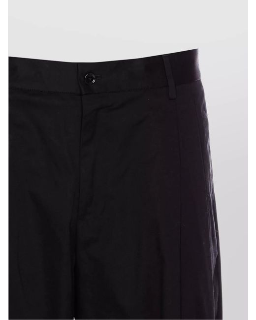 Dolce & Gabbana Blue Wide-Leg Tailored Trousers for men