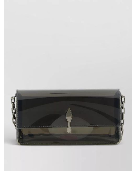 Christian Louboutin Black Bettina Mini Pvc Shoulder Bag