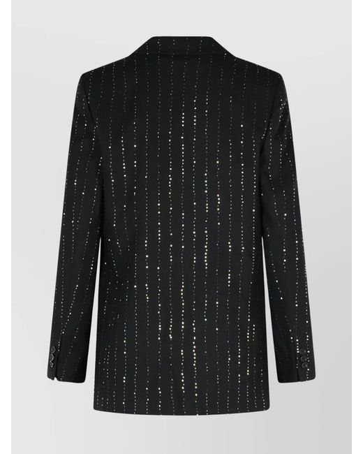 Philipp Plein Black Boyfriend-Fit Blazer