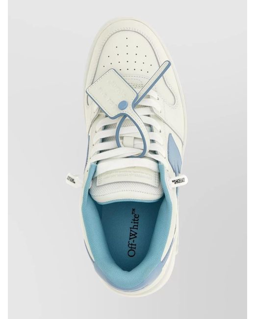 Off-White c/o Virgil Abloh White Leather Low-Top Sneakers for men