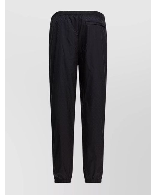 McQueen Black Track Pants for men
