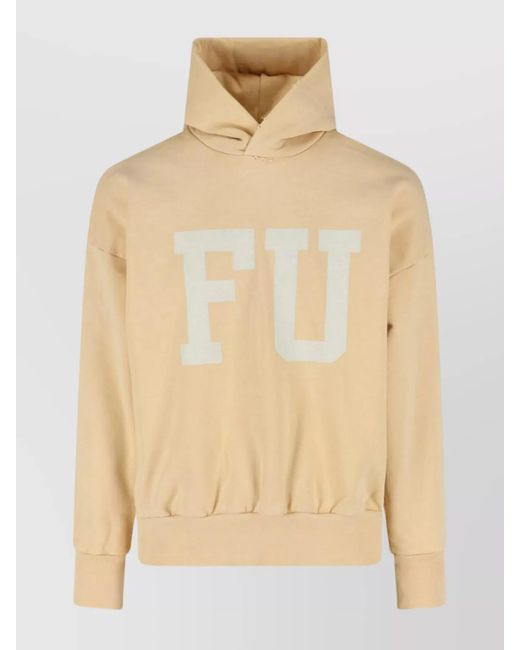 Fear Of God Natural Cotton Hoodie for men