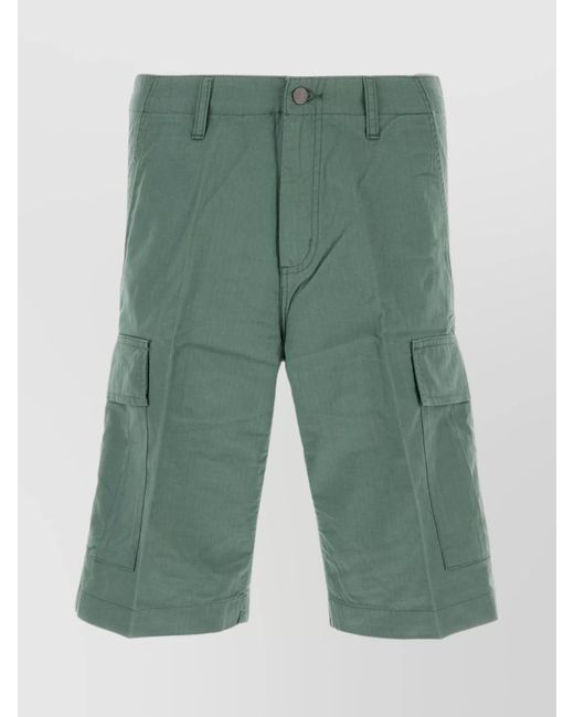 Carhartt Green Regular Cargo Shorts for men