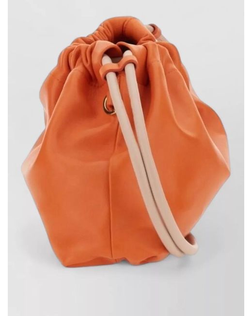 N°21 Orange Eva Crossbody Bag Detachable Strap Handles